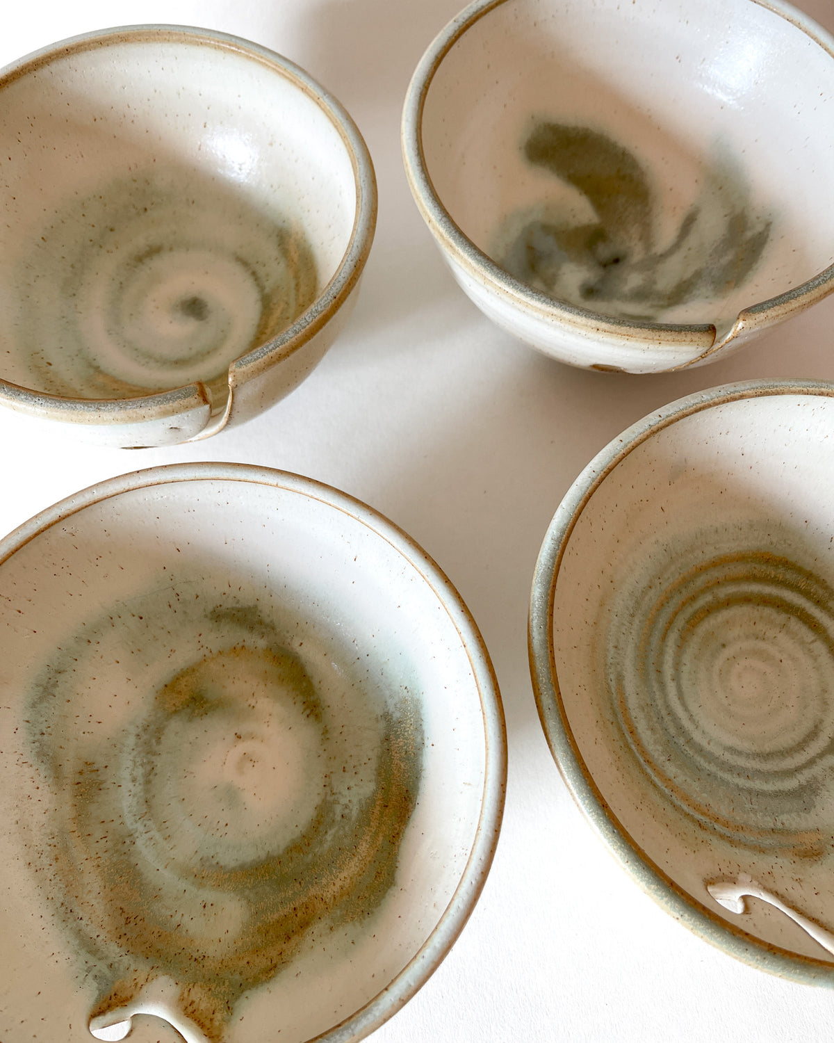 Hand-Thrown Stoneware Yarn Bowl | Slate Blue