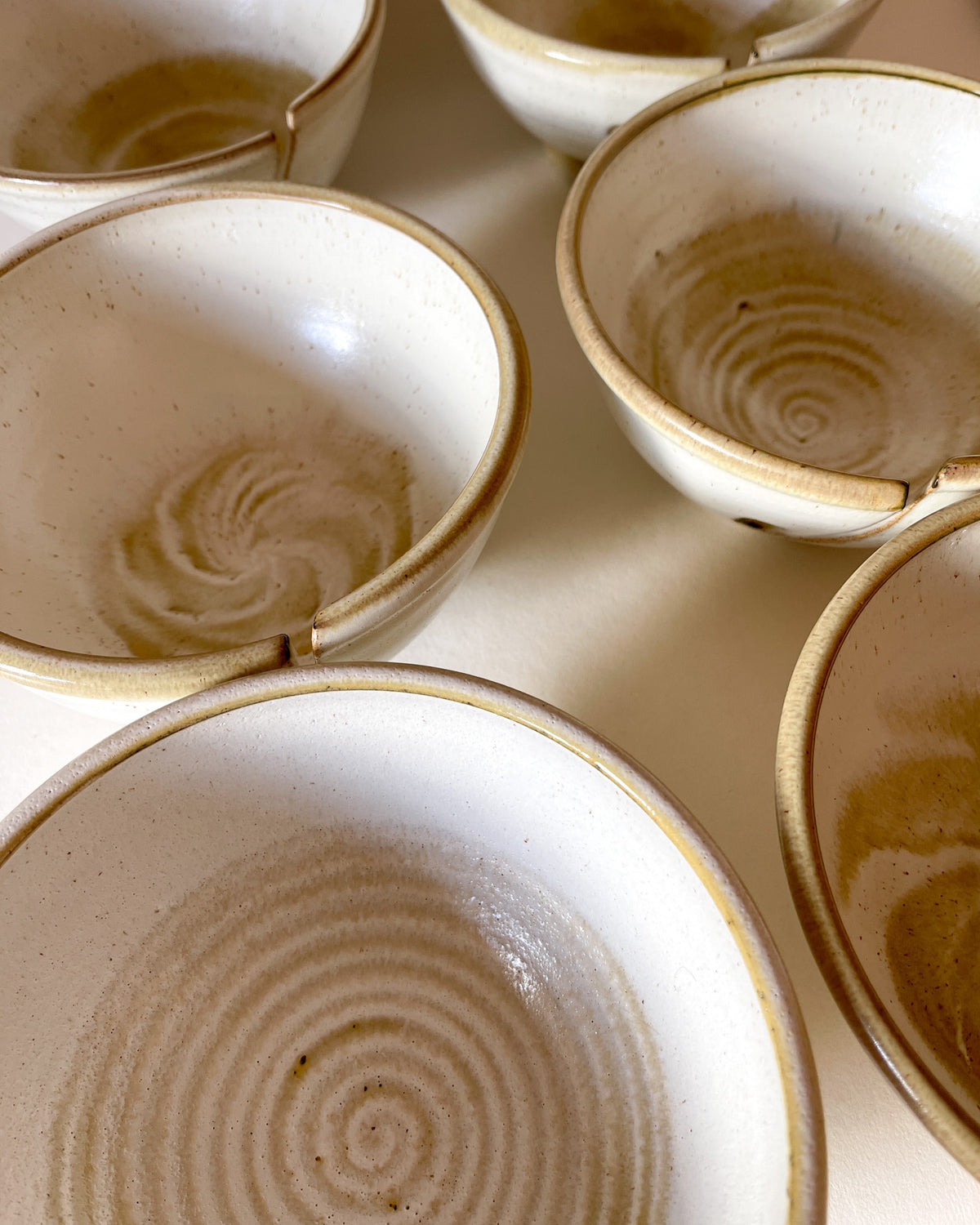 Hand-Thrown Stoneware Yarn Bowl | Golden Ochre